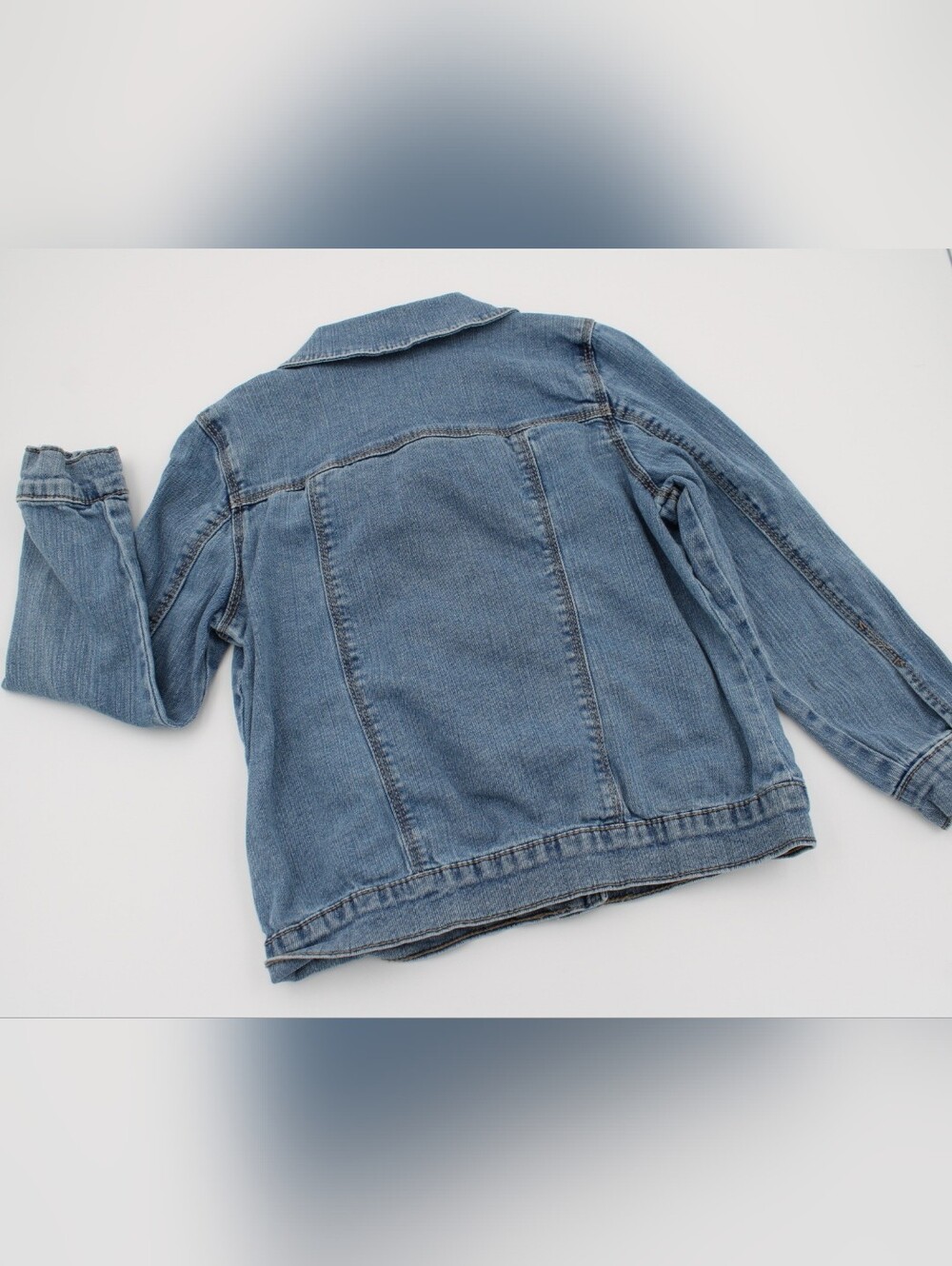 Carter's Girls Denim Jean Jacket Size 7 Button Front - Picture 2 of 4
